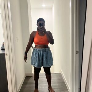 SHEIN Light Blue Jean Shorts